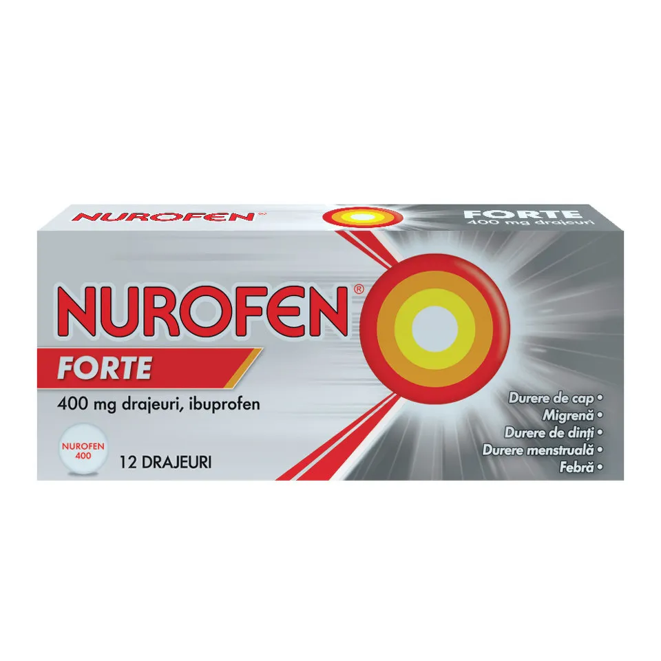 NUROFEN FORTE 400MG X 12 DRAJEURI