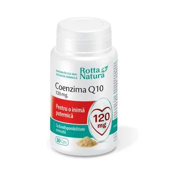 Coenzima Q10 120mg, 30 capsule, Rotta Natura