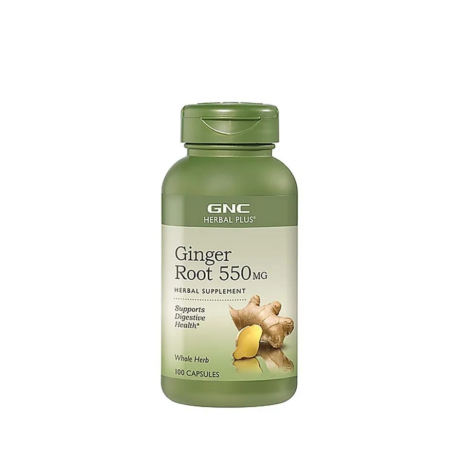 GNC GHIMBIR RADACINA 550 MG X 100 CAPSULE