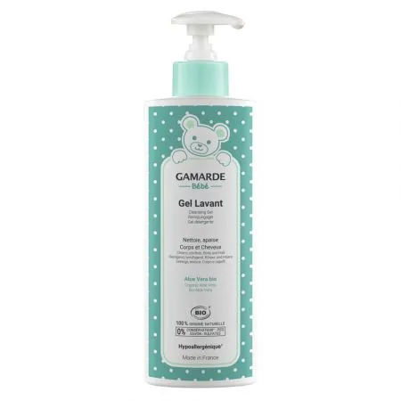 Gel Eco de spalare corp si par bebelusi, 400 ml, Gamarde