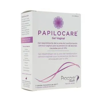 Gel vaginal Papilocare, 7 canule cu doza unica x 5ml, Gedeon Richter