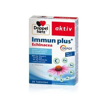 Immun plus Echinacea, 20 comprimate, Doppelherz