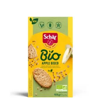 Biscuiti fara gluten cu ovaz si mar Bio, 105g, Schar