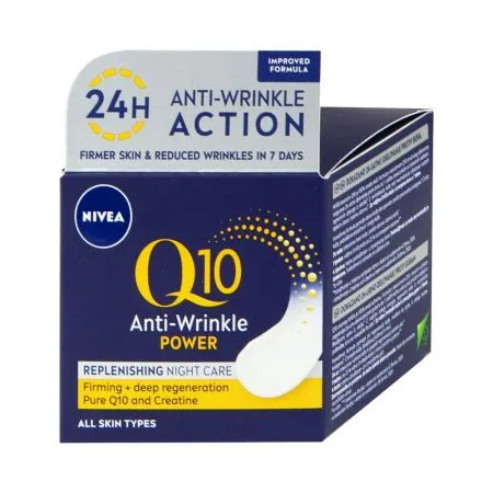 Crema antirid de noapte Q10 Power, 50 ml, Nivea