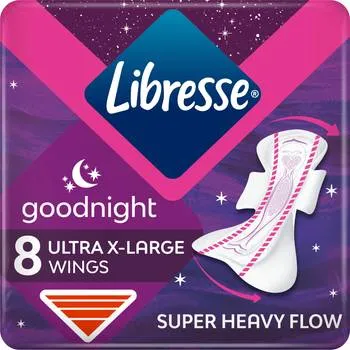 Absorbante Ultra Goodnight XL, 8 bucati, Libresse