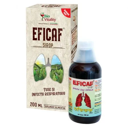 Sirop Eficaf, 200 ml, Bio Vitality