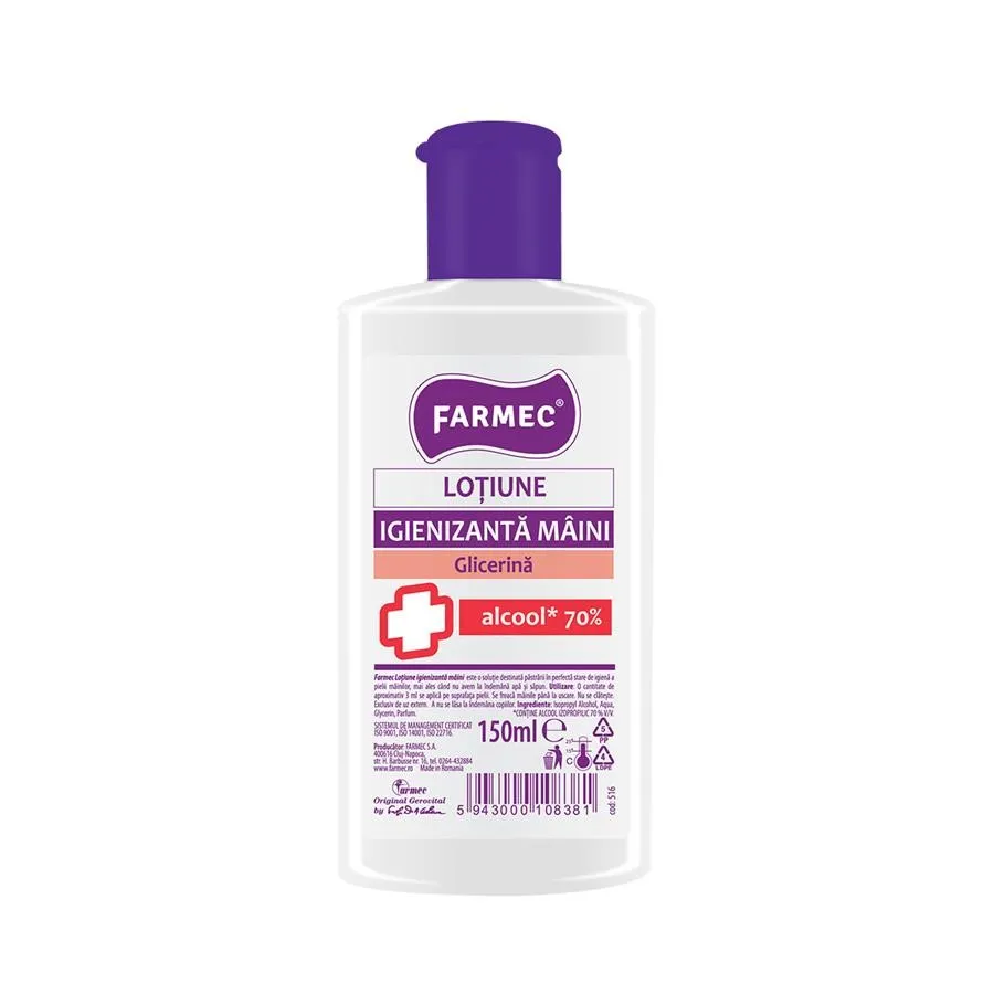 FARMEC LOTIUNE IGIENIZANTA MAINI 150ML