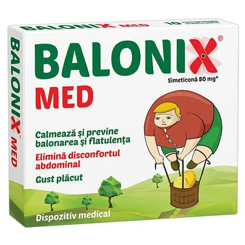 BALONIX MED 10 COMPRIMATE MASTICABILE