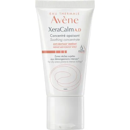 Crema concentrata relipidanta pentru pielea uscata predispusa la dermatita atopica sau prurit XeraCalm AD, 50 ml, Avene