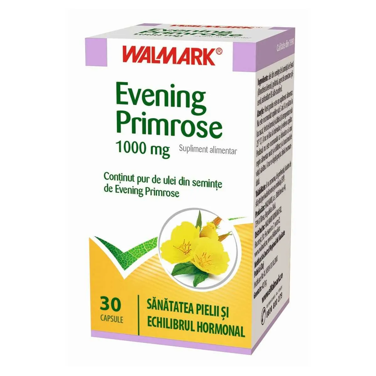 Evening Primrose 1000 mg x 30 capsule (Walmark)