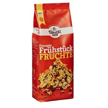 Musli crocant cu fructe fara gluten Bio, 325g, Bauckhof