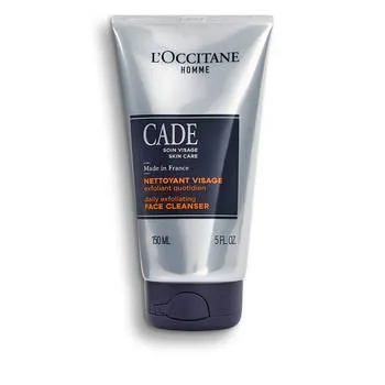 Gel exfoliant pentru curatarea fetei Cade Men, 150ml, L'Occitane