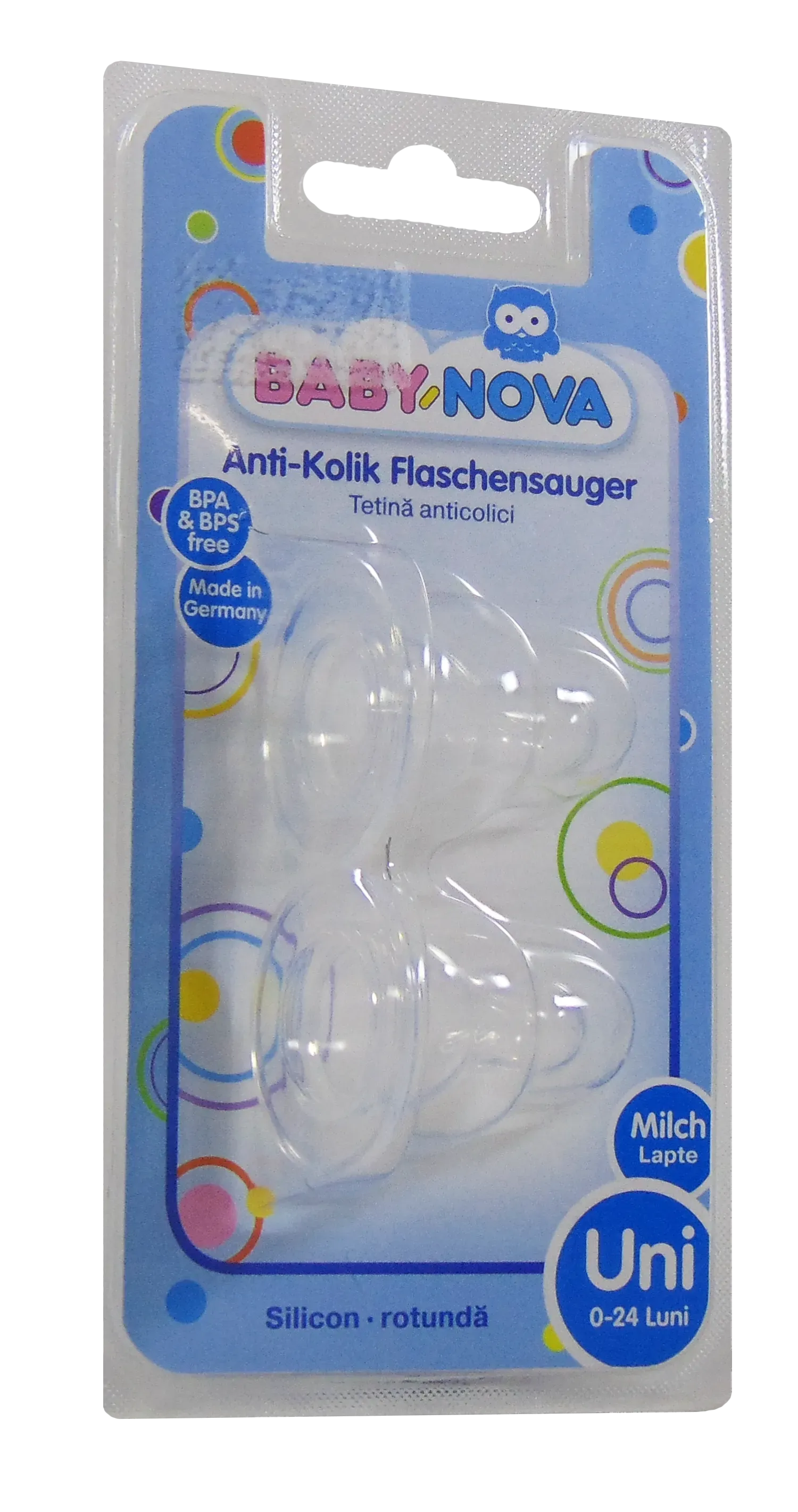 Baby Nova 17302 Tetine Silicon x 2