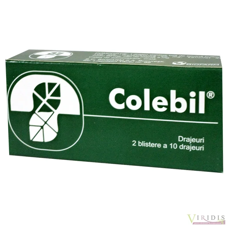 Colebil, 20 drajeuri, Biofarm