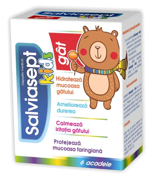 ZDROVIT-SALVIASEPT KIDS PT.GAT X 6 ACADELE   NATUR PRODUKT ZDROVIT