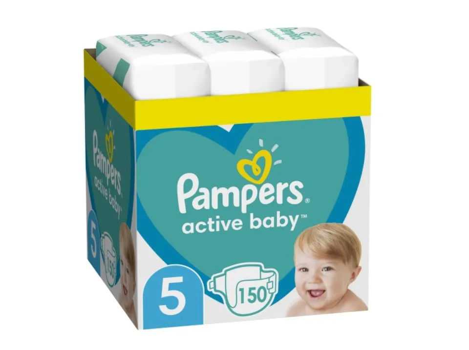 PAMPERS ACTIVE BABY 11-16KG SCUTECE 150 BUCATI MARIMEA 5