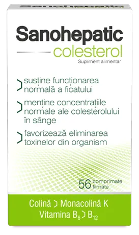 SANOHEPATIC COLESTEROL X 56 COMPRIMATE FILMATE ZDROVIT