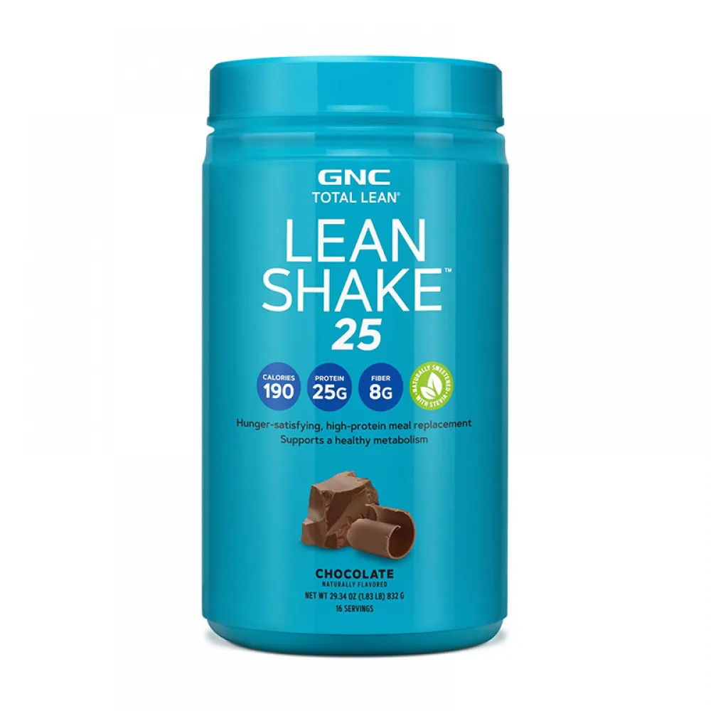 Lean Shake 25 cu aroma de naturala de ciocolata (832 grame), GNC Total Lean