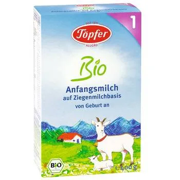 Lapte de capra Bio 1, 400g, Topfer