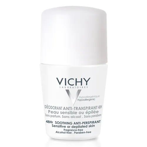 VICHY DEO ROLL-ON ANTIPERSPIRANT CU EFICACITATE 48H FARA PARFUM 50ML