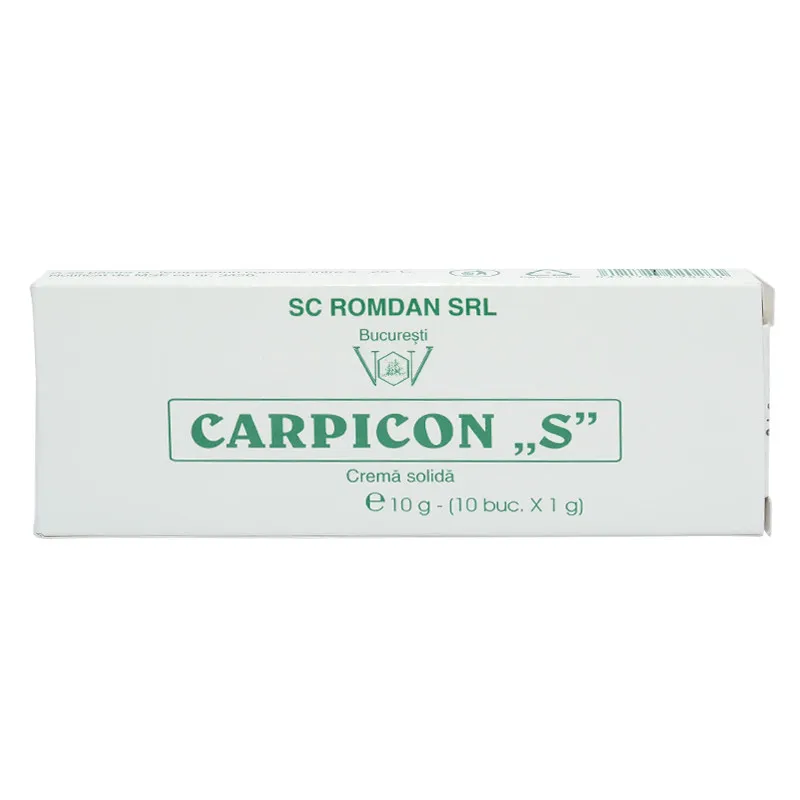 HIPOCRATE CARPICON S CREMA SOLIDA 10BUC 1G