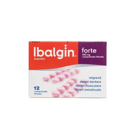 Ibalgin forte 400mg, 12 comprimate filmate