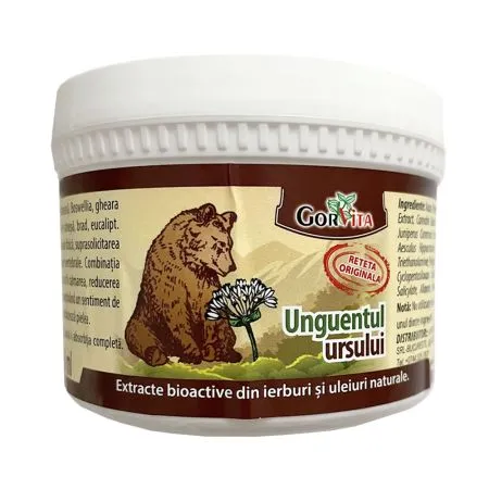 Unguent puterea ursului, 200 ml, GorVita