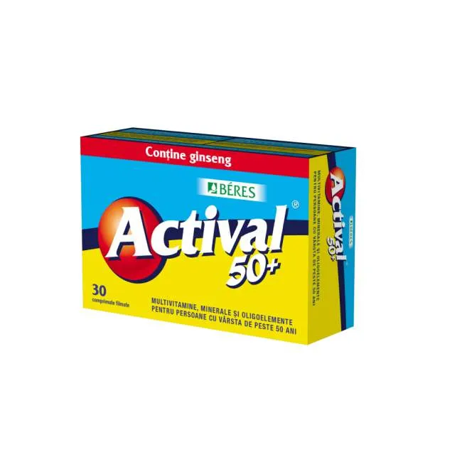 BERES ACTIVAL 50+ 30 COMPRIMATE FILM