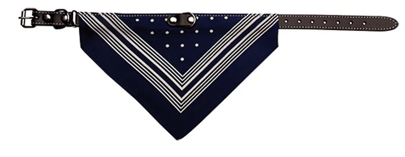 Zgarda piele eco - cu bandana - 55cm