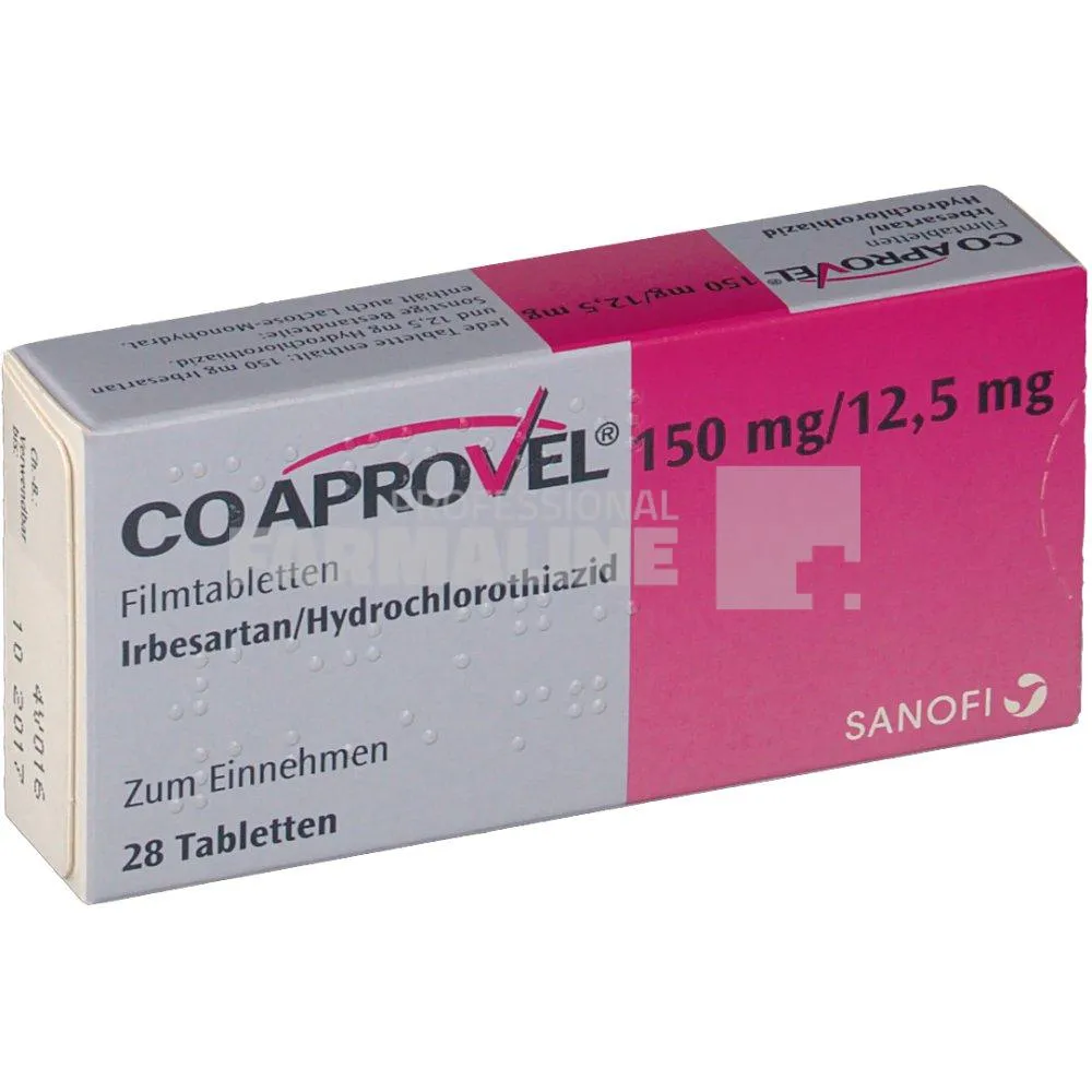 COAPROVEL 150mg/12,5mg x 28 COMPR. 150mg/12,5mg SANOFI PHARMA - BRIS