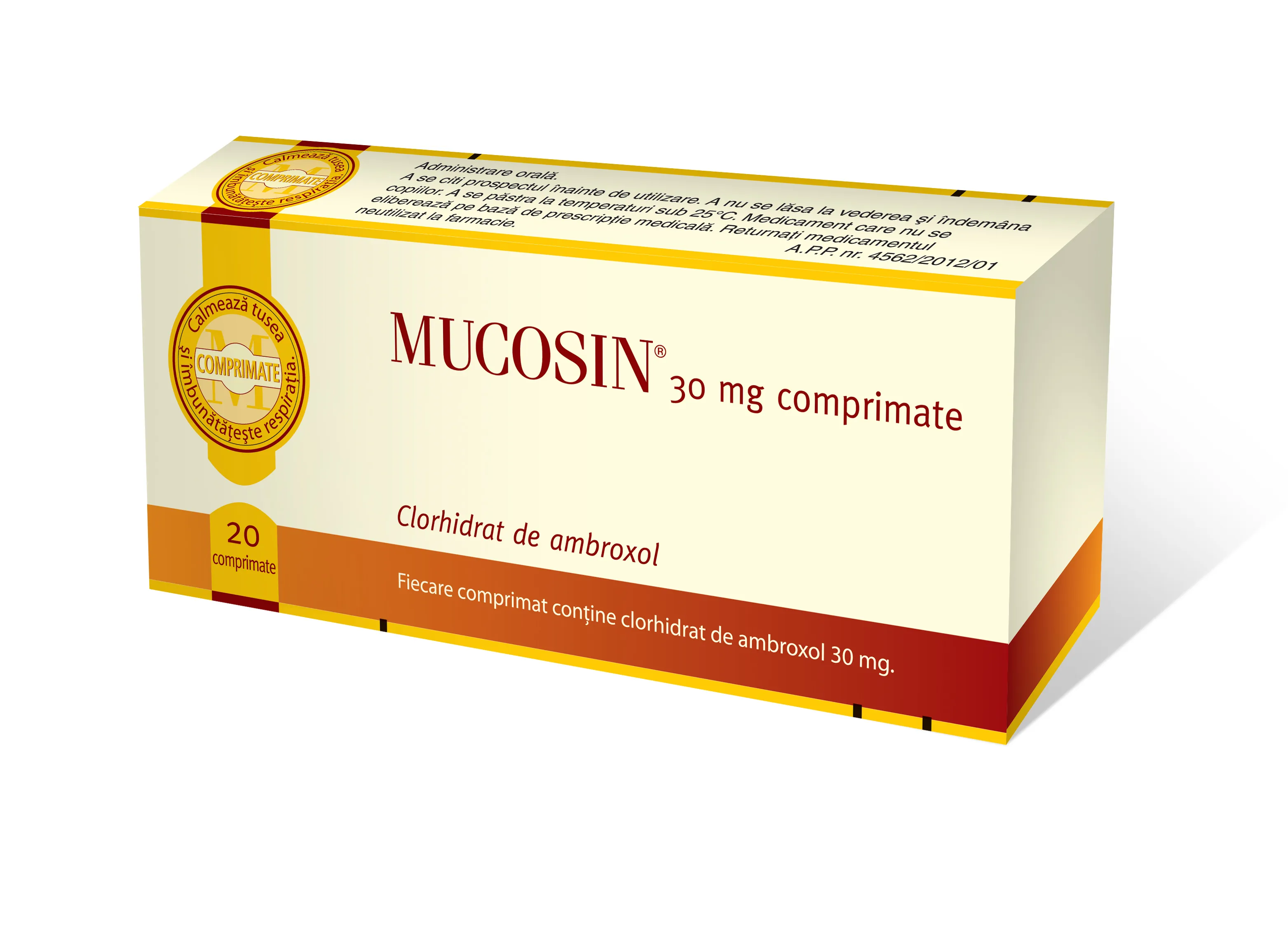 Mucosin, 20 comprimate, Zentiva