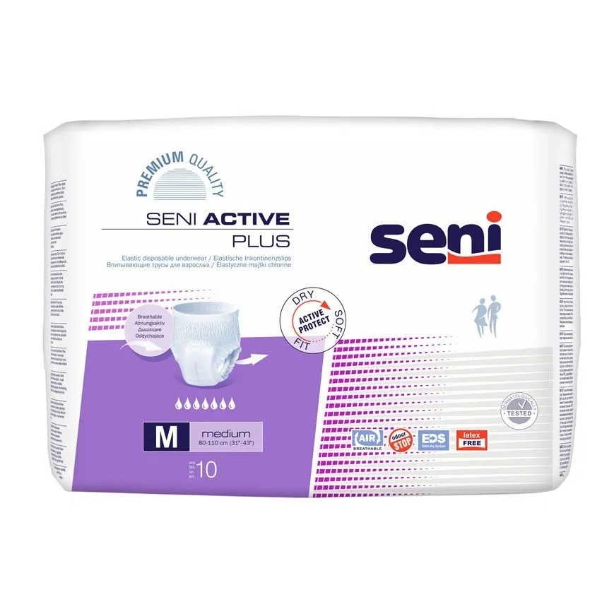 SENI ACTIVE PLUS MEDIUM 10BUC