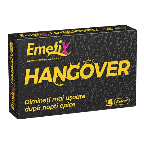 Emetix Hangover, 8 plicuri, FITERMAN