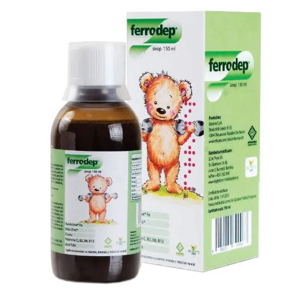 Ferrodep sirop, 150 ml, Dr. Phyto