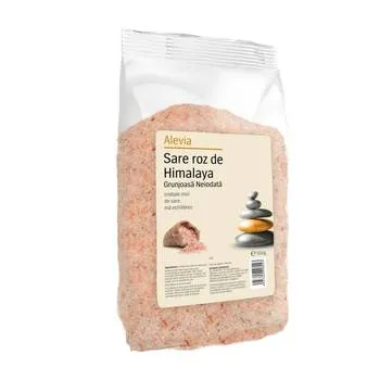 Sare roz de Himalaya grunjoasa, 500g, Alevia