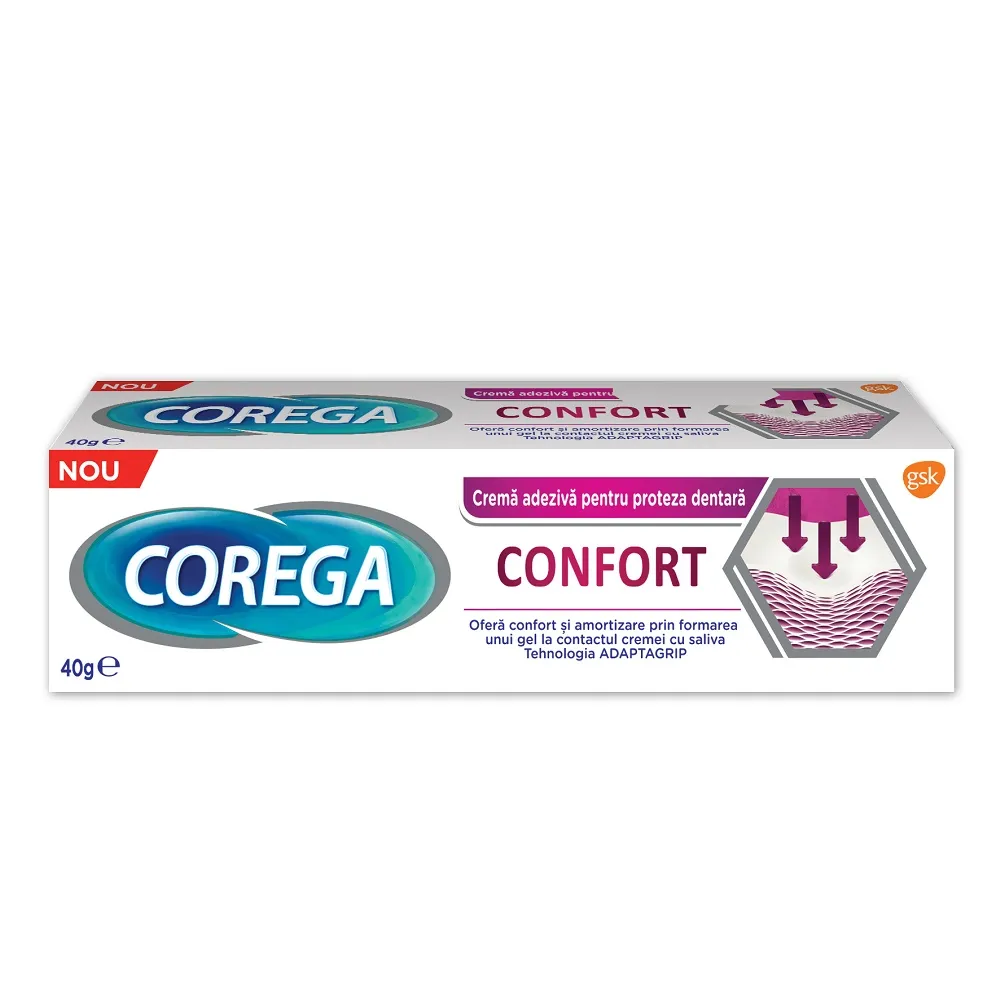 Crema confort Corega, 40g, GSK