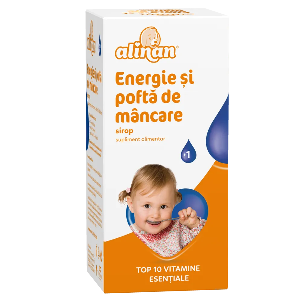 Alinan Energie si pofta de mancare, sirop, 150 ml, Fiterman