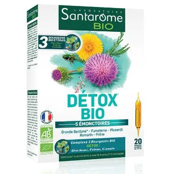 Detox Bio, 20 fiole, Santarome Bio