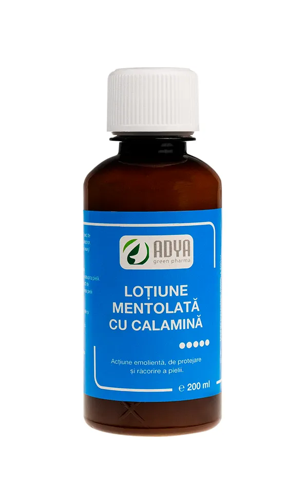 Lotiune mentolata cu calamina 200ml Adya Green Pharma