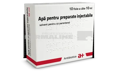 Apa pentru preparate injectabile 10 ml 10 fiole