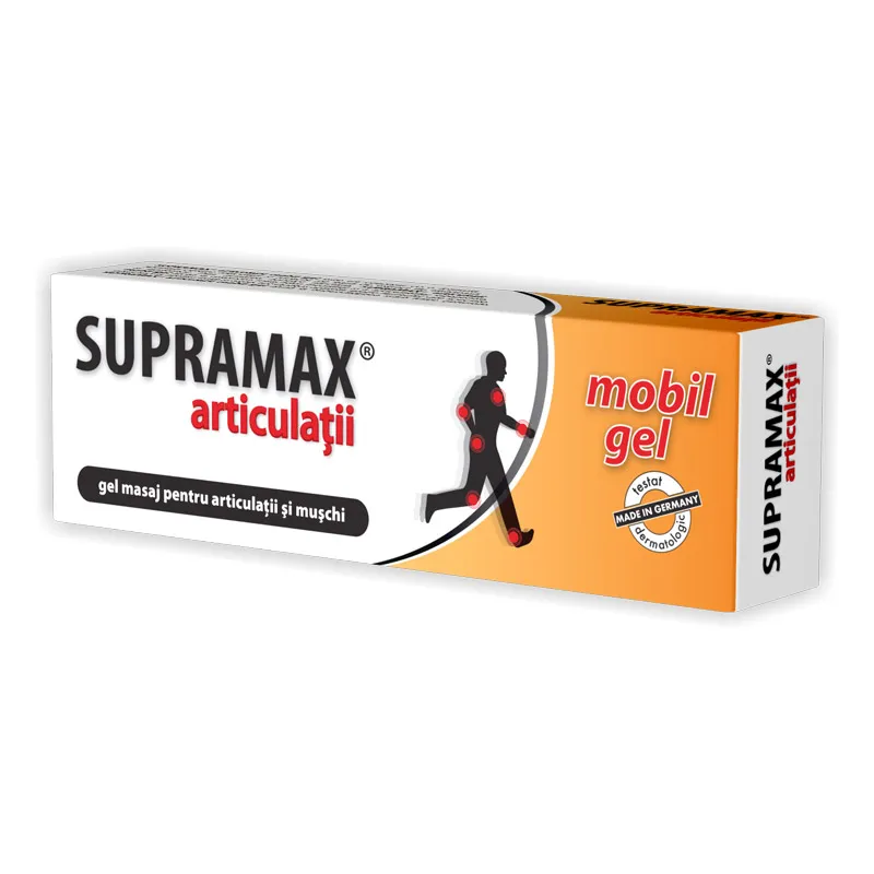 Gel masaj pentru articulatii si muschi - Supramax, 100 ml, Zdrovit