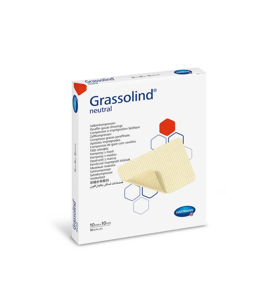 Grassolind Neutral pansament cu unguent 10 x 10cm x 10buc (Hartmann)