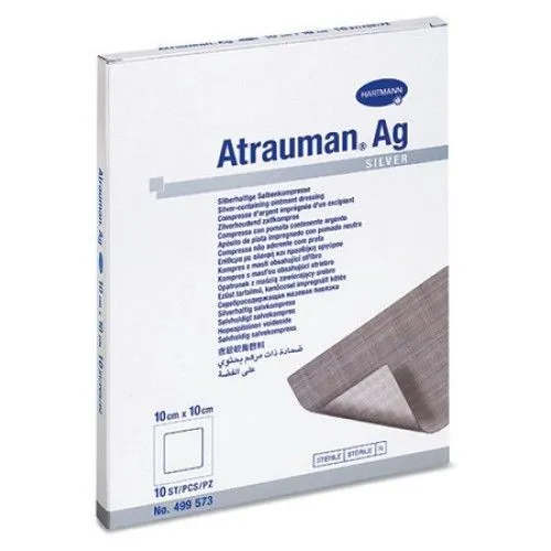 HARTMANN ATRAUMAN PANSAMENT STRATIFICAT CU ARGINT 10X10CM X 10BUC