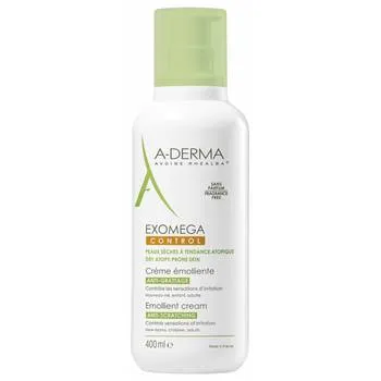 Crema emolienta Exomega Control, 400ml, A-Derma