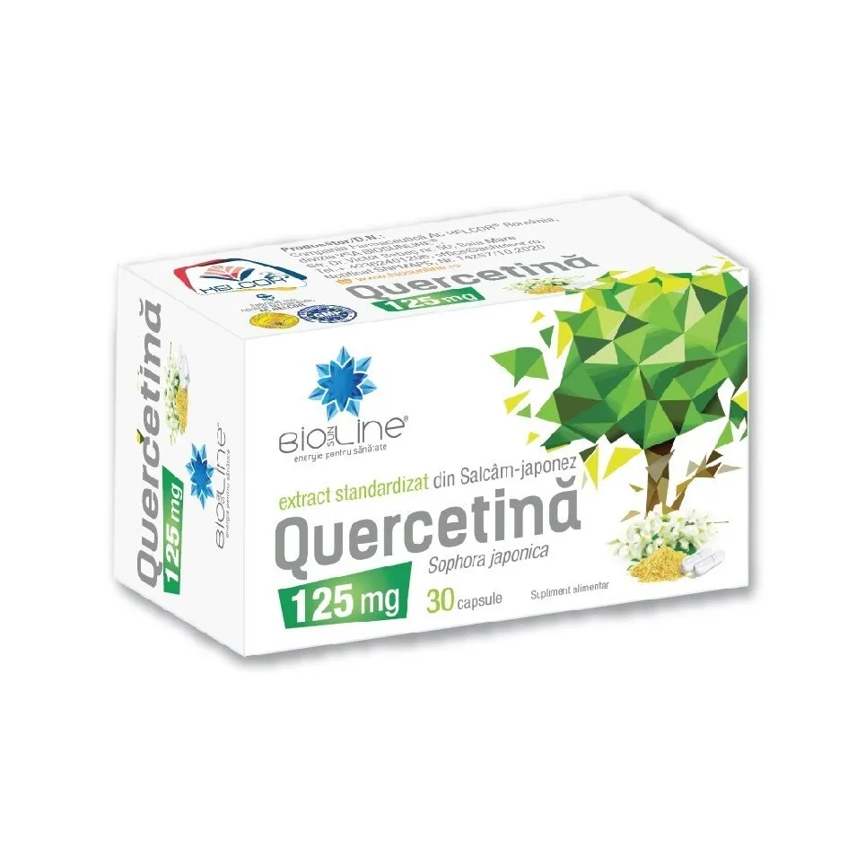 QUERCETINA 125MG X 30 CAPSULE HELCOR