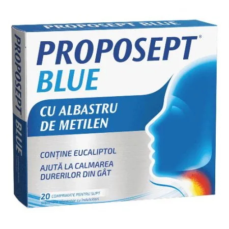 Proposept BLUE, 20 comprimate pentru supt, Fiterman