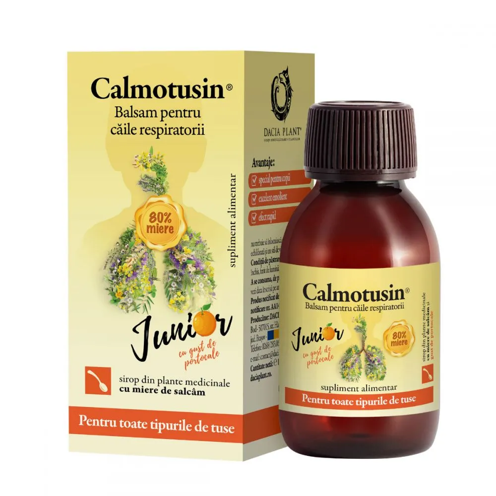 CALMOTUSIN JUNIOR SIROP PORTOCALE 100ML