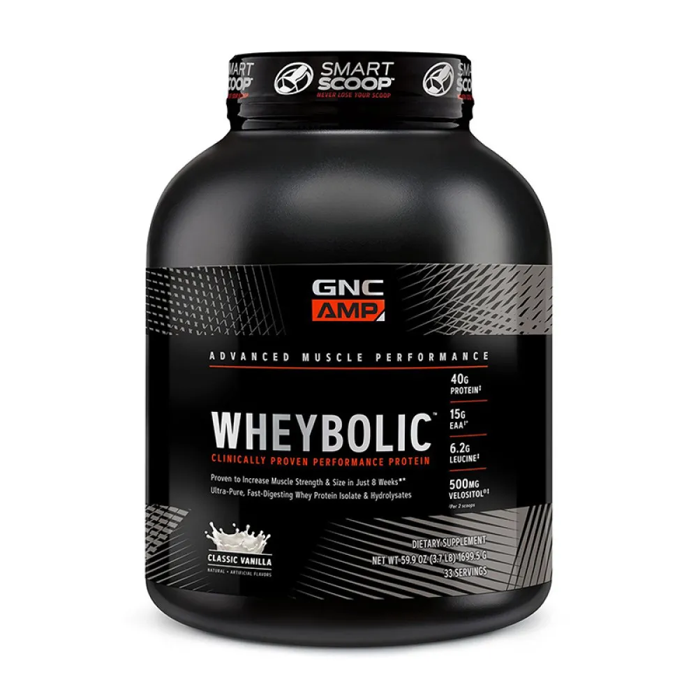 AMP Wheybolic Proteina cu aroma de vanilie (2029.5 grame), GNC