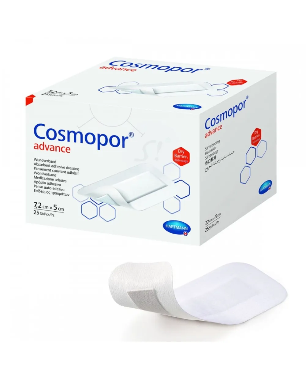 Cosmopor Advance Plasture 7,2 x 5cm x 25buc (Hartmann)