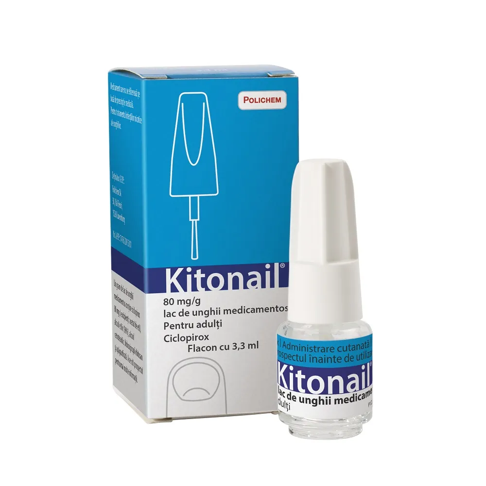 Kitonail lac unghi anti-fungic x 3,3ml